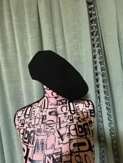 ブラック ベレー帽