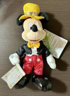 ディズニー/誕生日/バースデー/ぬいぐるみバッジ/ミッキーマウス