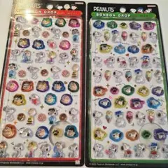 国内正規品 ボンボンドロップシール スヌーピー　2種セット　即日発送 ディズニー
