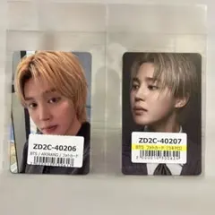☆新品☆BTS ARIRANG ユニバトレカ　ジミン　2枚セット