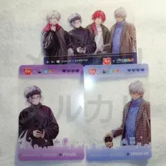 すき家×にじさんじ せめ4 クリアカード(集合・不破湊・イブラヒム)