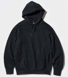 ユニクロ　スウェットプルパーカ　 ブラック　L