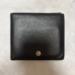dunhill ダンヒル 二つ折り財布 ブラック レザーのサムネイル