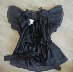 黒 ノースリーブチュニック　2wayデザイン　タグ付き