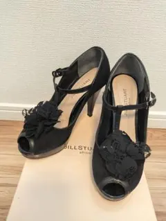 【JILL STUART】Tストラップオープントゥパンプス