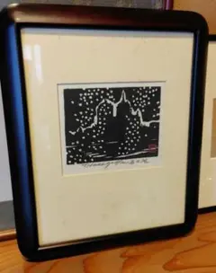 【真作・珍品】 「 恵比寿大黒 」 無弟 (長谷川富三郎)　額装 真作・珍品】 「 恵比寿大黒 」 無弟 (長谷川富三郎) 額装