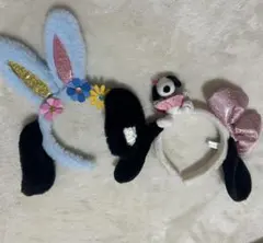 カチューシャセット（スヌーピーのピンクと限定カチューシャ）