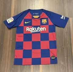 子供用　FC Barcelona チェック柄シャツ
