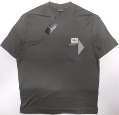 新品】エンポリオアルマーニ ワッペン付き「メンズ・Tシャツ」M(48相当 