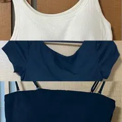 UNIQLO 3点セット ブラトップ カップ付きインナー M