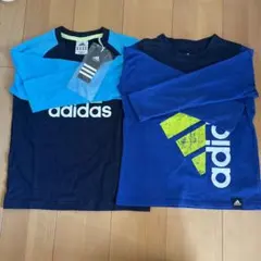 〈新品未使用含〉 アディダス　長袖Tシャツ　130 2枚セット