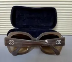 美品✨CHANEL サングラス 4222 ミラーレンズ キャットアイ ケース付き