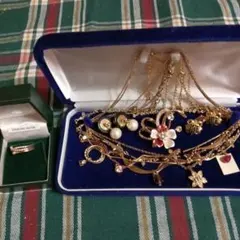 遺品生前整理アクセサリーまとめK18ルビートップSilverネックレスニナリッチ