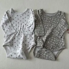 ロンパース肌着２点セット 80