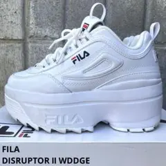 連休中SALE❣️FILA 完売ディスラプター2ウエッジスニーカー　ビームス購入