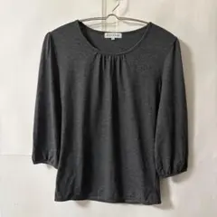 「即日発送」M CLOSSHI ダークグレー 長袖Tシャツ　カットソーのサムネイル
