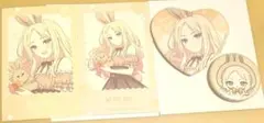 学マスGIGO Lady Rabbit 缶バッジ カード 十王星南 4個セット