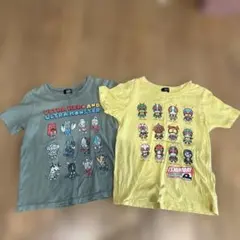 ウルトラヒーローと仮面ライダーTシャツ2枚セット