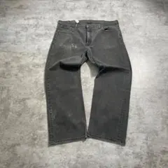 W38 L32】 japan levi's 先染ブラック リーバイス 569 - メルカリ
