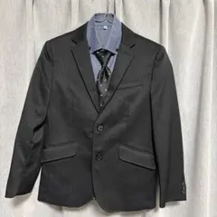 WANDER FACTORY ストライプ ブラックスーツ