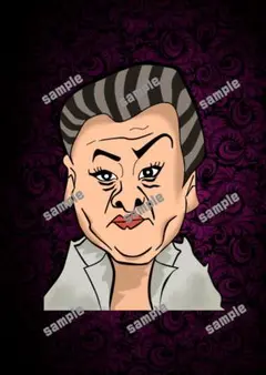高画質キャラクターイラスト 　オリジナルイラスト　おばさんの絵