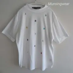 ⛳️マンシングMunsingwear⛳️レディース半袖モックネックシャツ　Mのサムネイル