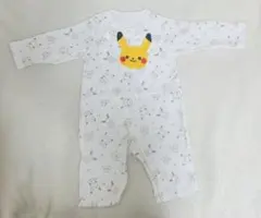 monpoké ピカチュウフェイスプリントロンパース
