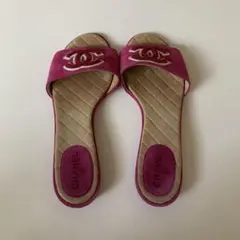 CHANEL (シャネル) ココマーク サンダル ピンクのサムネイル