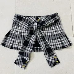 MIRROR9 ミラーナイン ストレッチ スカート ワンピース M ネイビー 