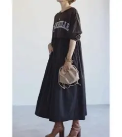 ボンジュールサガン　切り替えワンピ