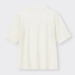 GU シアーメロウTシャツ 半袖トップス オフホワイト　Mサイズ