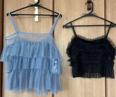 earth music & ecology フリルビスチェ 2点セット