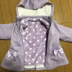 裏起毛パーカー　フリース　上着