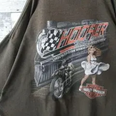 希少サイズ☆ハーレーダビッドソン 両面プリント ピンナップガール Ｔシャツのサムネイル