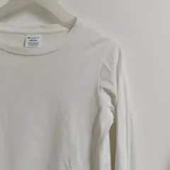 Champion 長袖カットソー ホワイト Mサイズ