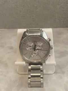 【ジャンク品】CK シルバー アナログ クロノグラフ 腕時計のサムネイル