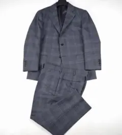 【 J.PRESS／ジェイプレス】日本毛織 シングルスーツ グレンチェックB6