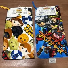スターウォーズ ツムツム フューチャーアベンジャーズ ループタオル 2枚セット