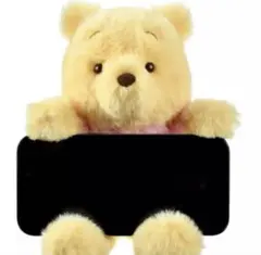 くまのプーさん　ぬいぐるみ　スマホスタンド　ディズニーストア