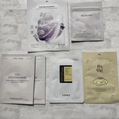 韓国コスメ シートマスク パット　 まとめ売り 6点セット