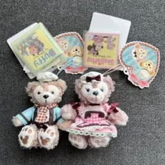 ダッフィー シェリーメイ　バレンタイン　2013年限定キーホルダー　タグ付