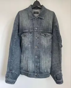 FRAMeWORK デニムジャケット グレー 新品タグ付】FRAMeWORK エクストララージデニムジャケット グレーA