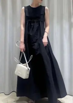 Curensology ＣＬＮラミーサロペット　ナイロンラミーサロペットワンピ