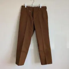 【Dickies】ブラウン ワークパンツ ベルトループ付き