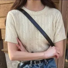 SHEIN Dazy 半袖ニット M