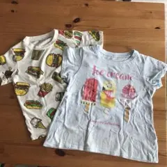 女児キッズTシャツ　二枚セット　120cm