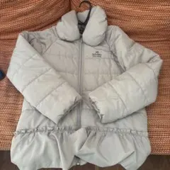 ライトグレー 中綿コート