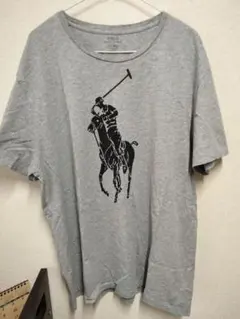 【美品】POLO RALPH LAUREN／ビッグポニー／グレー色／Lサイズ