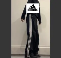 00’s OID adidas ワイド トラックパンツ ブラック