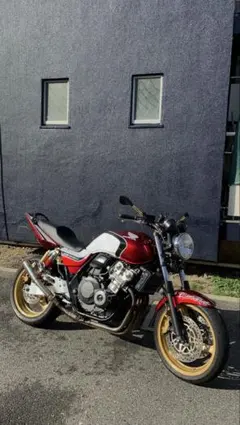 ホンダ CB400sf NC31カスタムバイク 赤/黒/白 - メルカリ
